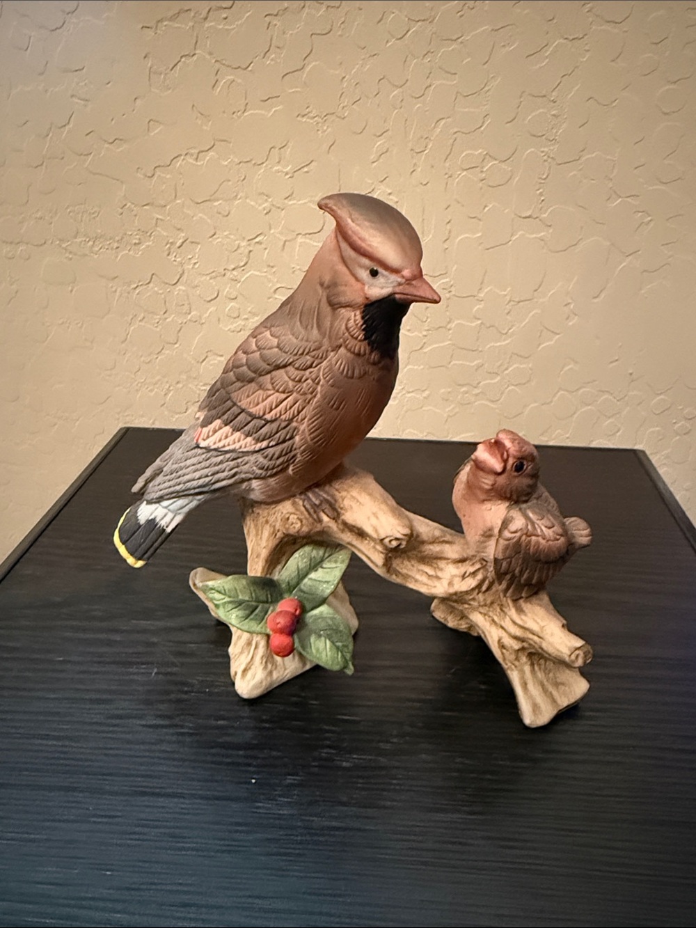 Lefton Cardinal Pair on Branch Figurine